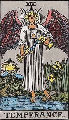 절제 (TEMPERANCE) 타로 카드