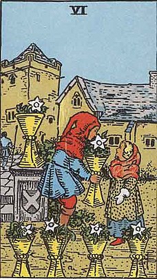컵 6 (SIX OF CUPS) 타로 카드