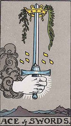 소드 에이스 (ACE OF SWORDS) 타로 카드